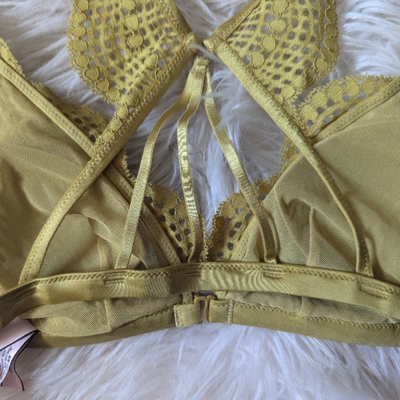 Victoria's Secret Green Racerback Lace Bralette - Picture 7 of 8